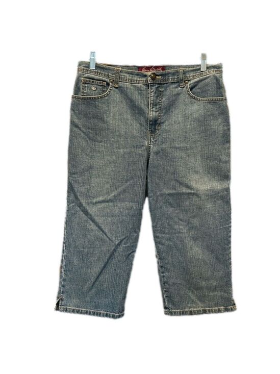 Gloria Vanderbilt Denim - Gloria Vanderbilt Women's Light Wash Denim Capris Size 12